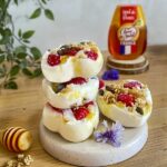 recette de Yaourt glacé au granola et au miel