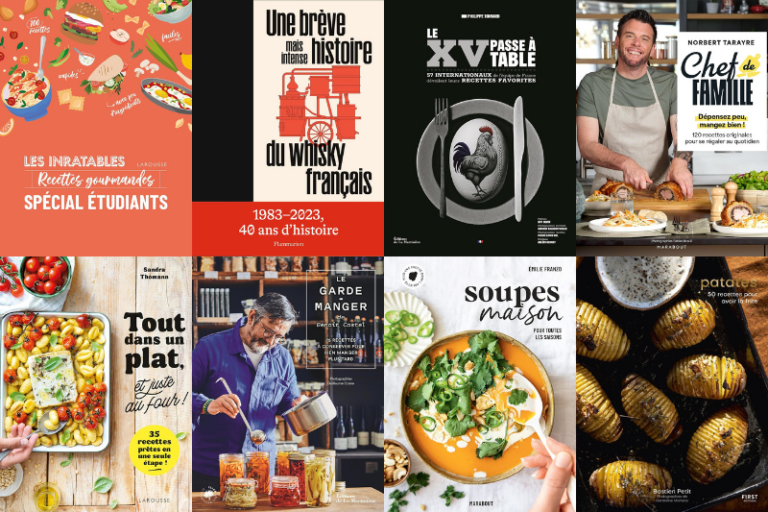 Les livres gastronomiques de septembre 2023