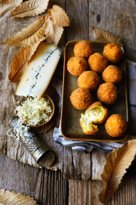 recette de Arancini au Morbier