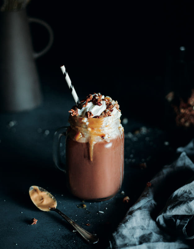 recette de Chocolat chaud au beurre de cacahuète