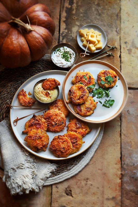 recette de Croquettes de courge à l’Emmental