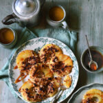 recette de Crumble d’ananas rôti au caramel