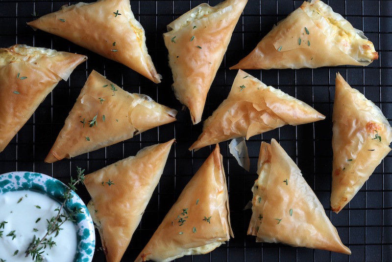 recette de Petits feuilletés aux épinards