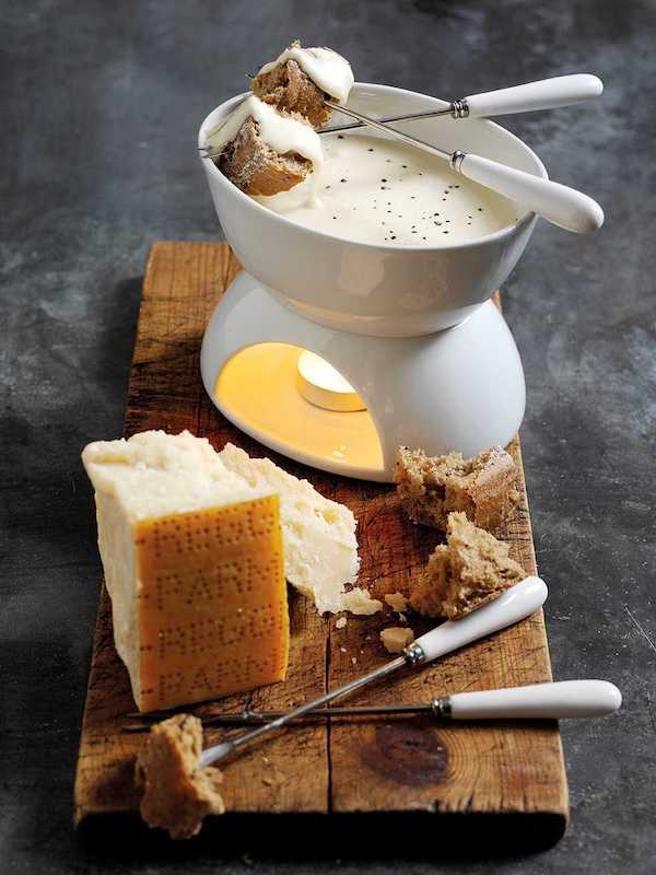 recette de Fondue au Parmigiano Reggiano