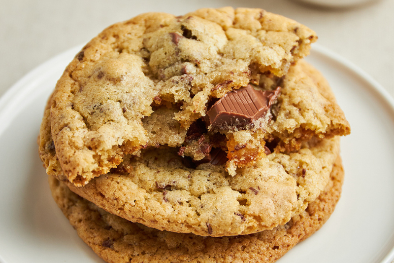 Cookies chocolat au lait et orange