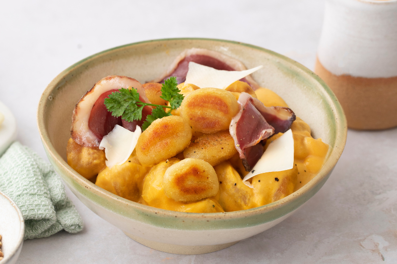 Gnocchi à la crème de butternut