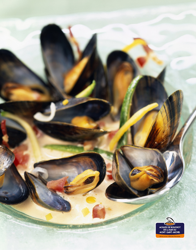 recette de Moules de bouchot aux légumes et crème