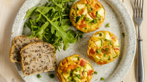 Egg muffins aux légumes