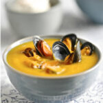 recette de Soupe de butternut aux moules de bouchot