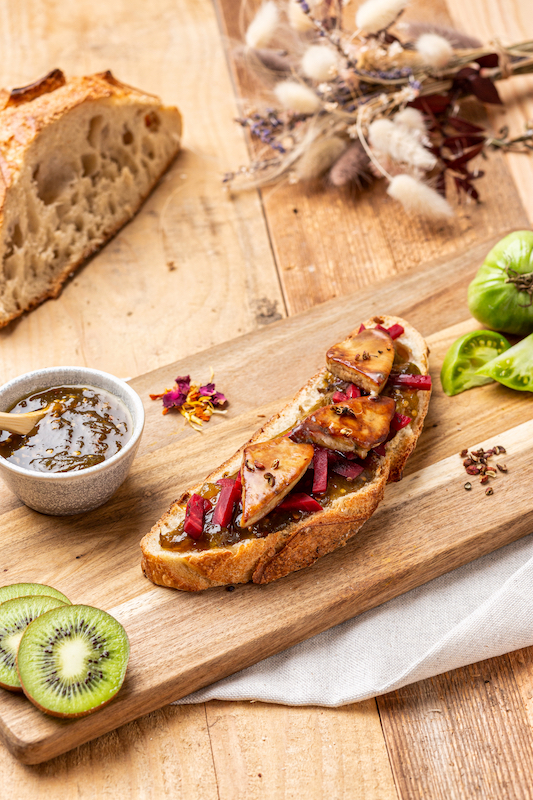 recette de Tartines de foie gras poêlé