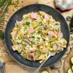 recette de Tagliatelle au jambon de Paris et ciboulette