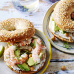 recette de Bagel avocat crevette au fromage