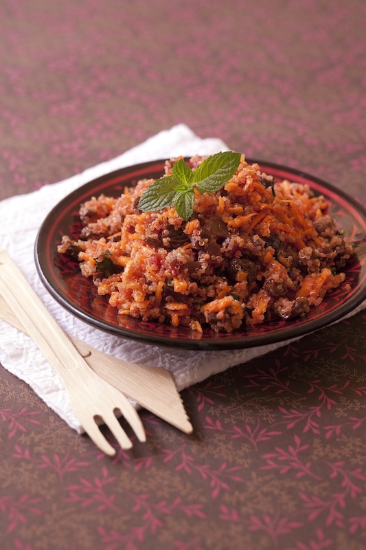 recette de Taboulé de quinoa aux carottes et betteraves