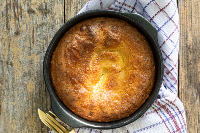 Faina aux pois chiches et Scamorza