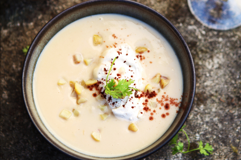 Velouté de marrons à la crème de café grillé - Kiss My Chef