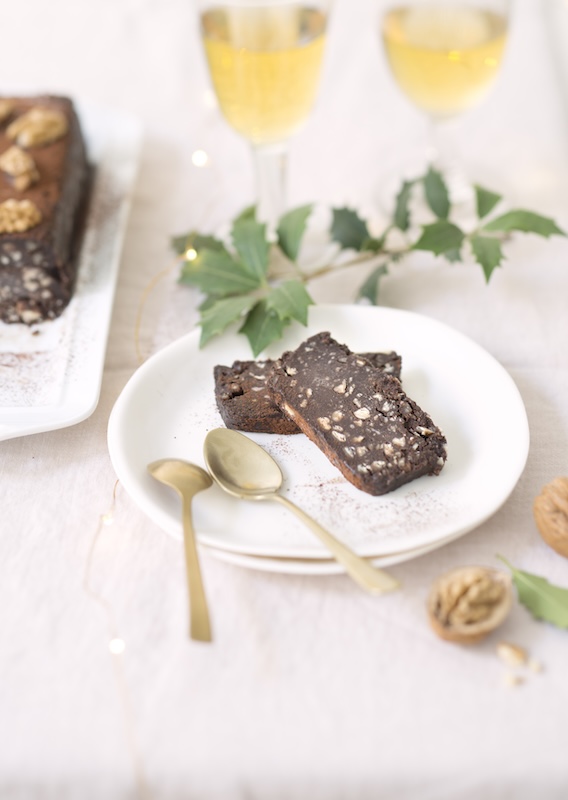 recette de Bûche au chocolat et marrons du Périgord