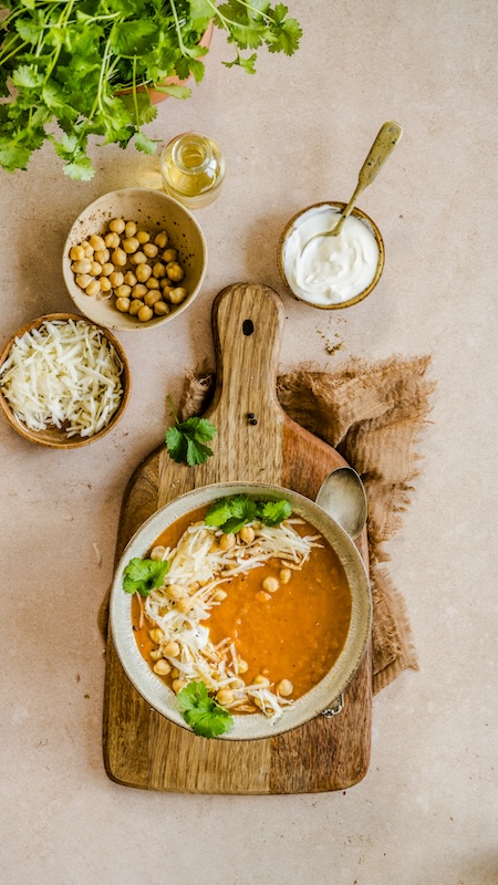 recette de Soupe crémeuse de légumes caramélisés