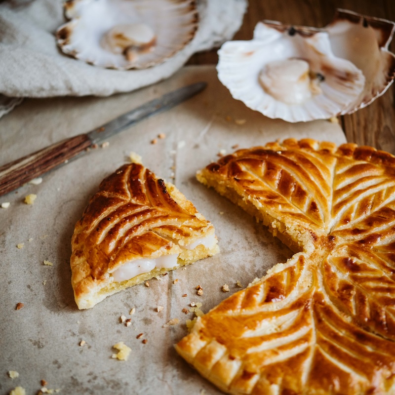 recette de Galette des Rois aux Saint-Jacques