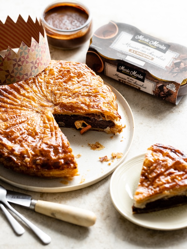 recette de Galette des Rois à la mousse au chocolat