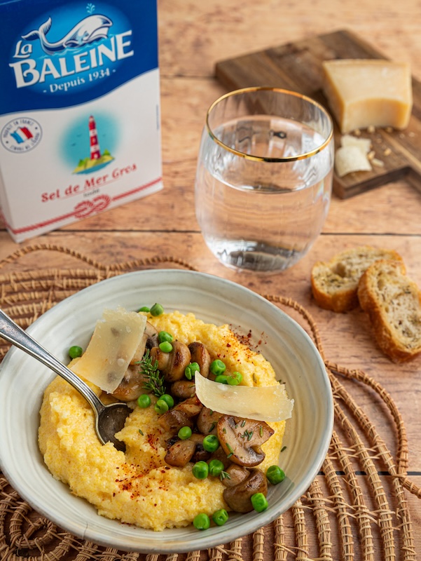 recette de Polenta crémeuse au Parmesan