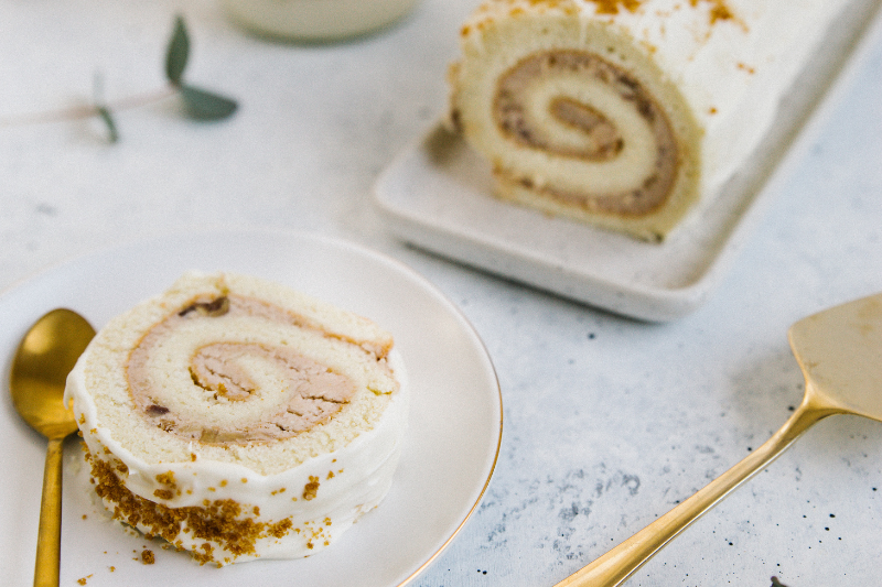 Bûche à la crème fraîche