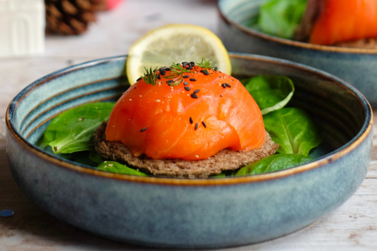 Dômes de truite au fromage frais