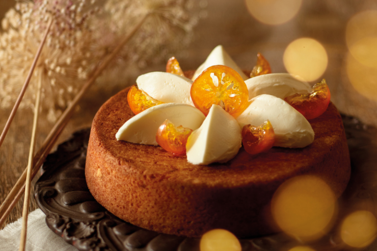 Gâteau de Noël à la confiture de clémentine