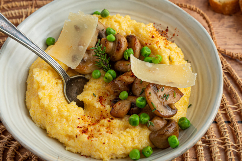 Polenta crémeuse au Parmesan