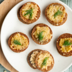 Ravioles croustillantes de sarrasin au saumon