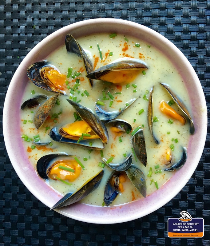 recette de Velouté de panais et topinambours aux moules