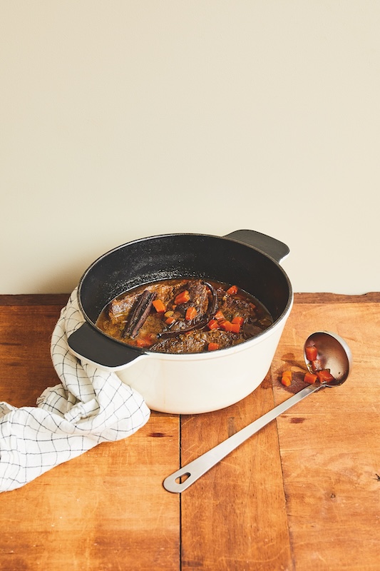 recette de Boeuf confit aux épices et à la bière