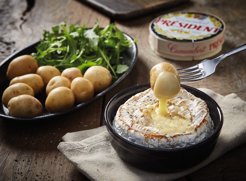 recette de Camembert rôti façon raclette