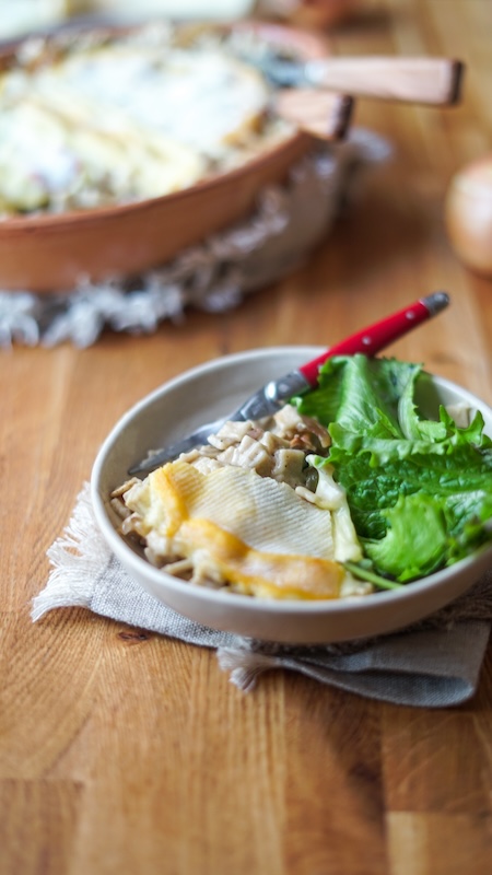 recette de Croziflette aux oignons