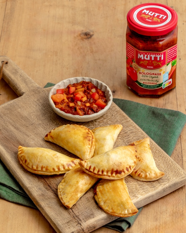 recette de Empanadas à la bolognaise végétale