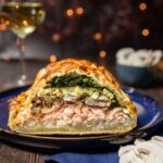 recette de Koulibiac de saumon aux champignons