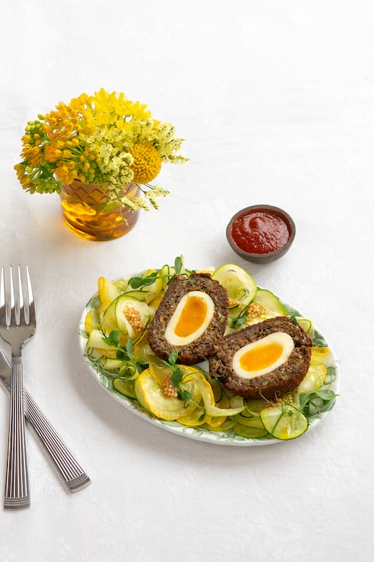 recette de Scotch egg à la sauce barbecue