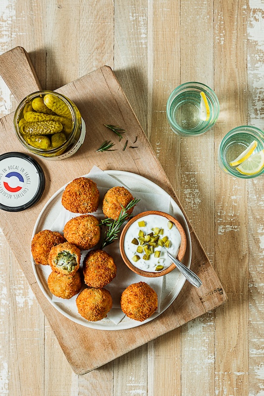 recette de Croquettes de poisson à la courgette