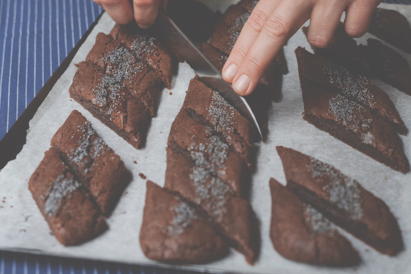 Biscuits chocolat pavot