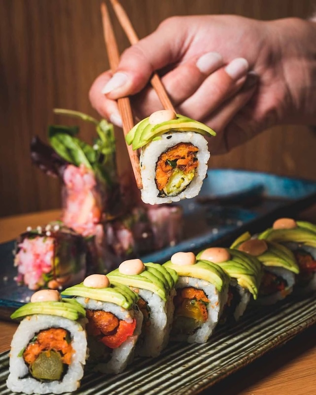 sushi végétal