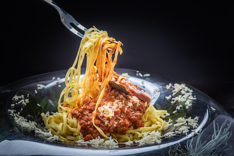 Linguine façon bolognaise à la Morteau