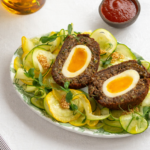 Scotch egg à la sauce barbecue