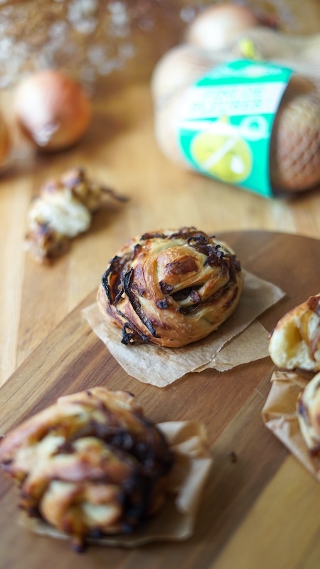 recette de Mini-babkas aux oignons