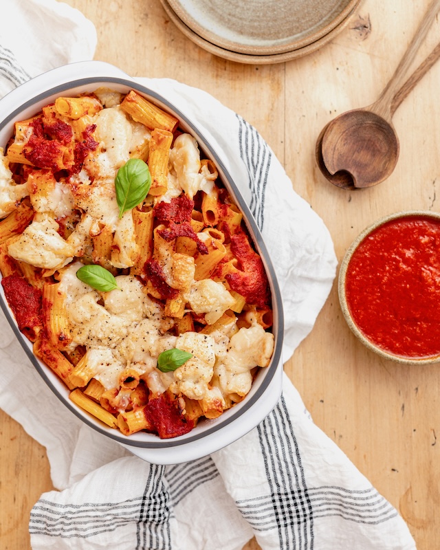 recette de Gratin de pâtes au poulet