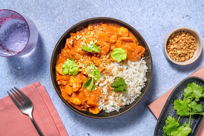 recette de Mafé revisité au poulet et aux carottes