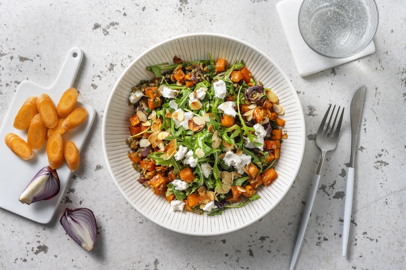 recette de Salade de freekeh et chèvre frais