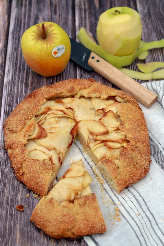 recette de Tarte rustique aux pommes du Limousin