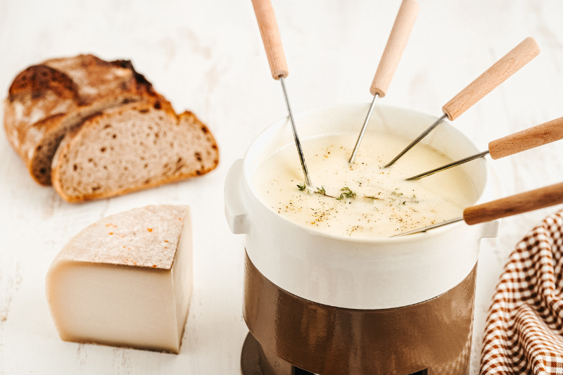 Fondue à la Tomme de chèvre