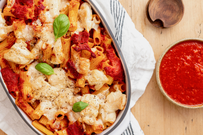 Gratin de pâtes au poulet