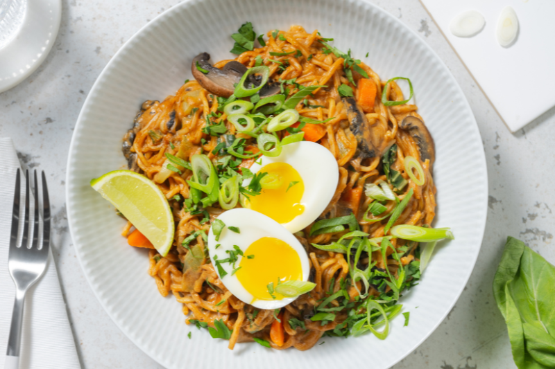 Laksa veggie aux légumes et coco