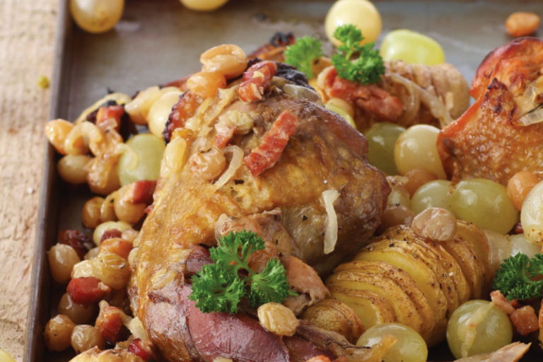 Pintade aux petits raisins - Kiss My Chef